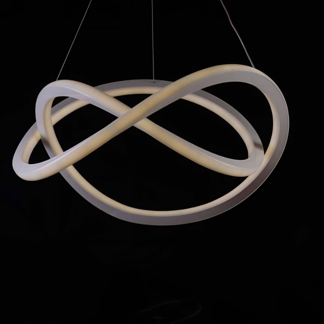 لوستر مدرن دوطرفه مدل پاپیون(ریموت دار و چهار حالته نوری)